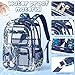 Fimibuke Clear Backpack for Boys, 3PCS Heavy Duty PVC Transparent Boys Backpack with Lunch Box & Pencil Case, School Stadium Event Approved Toddler School Bookbag for Preschool Kindergarten Elementary