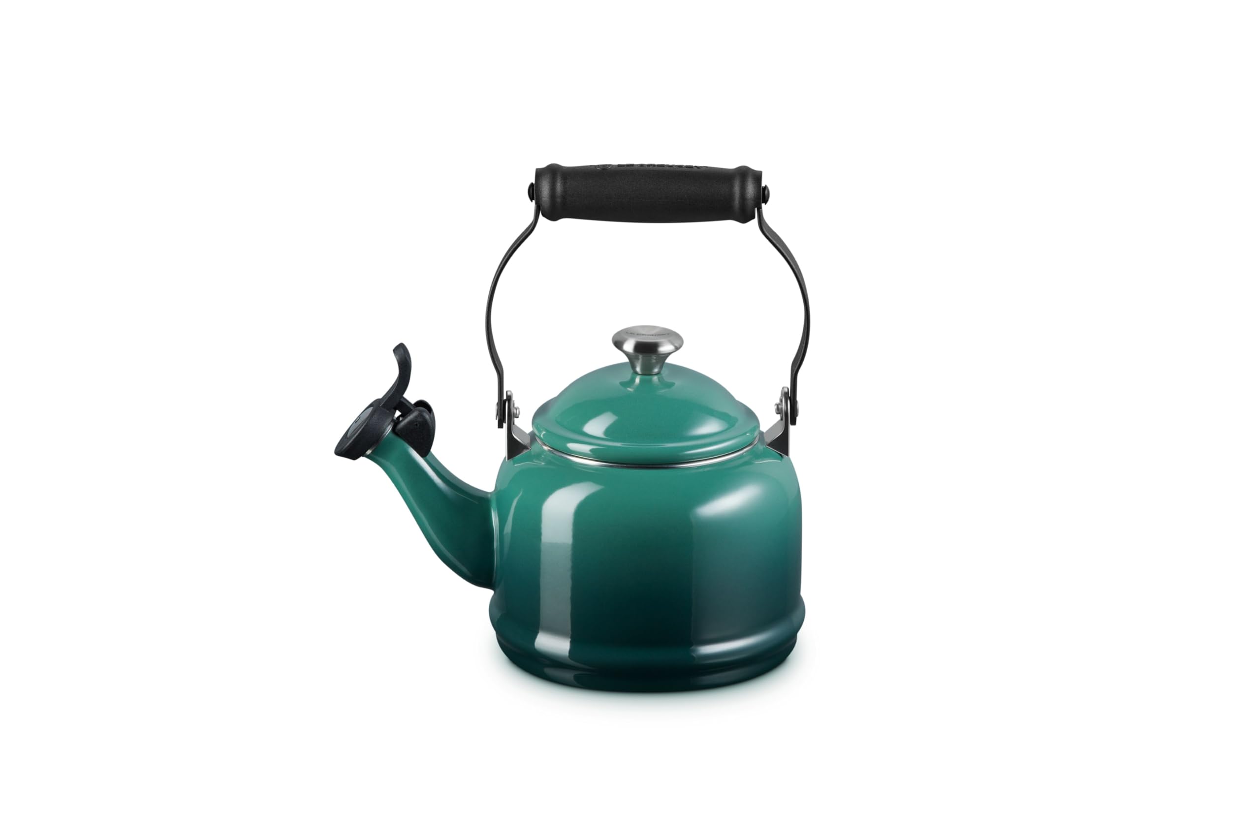 Le Creuset Emaille auf Stahl, Demi-Teekessel mit Metall-Finish, 1,25 qt, Artichaut