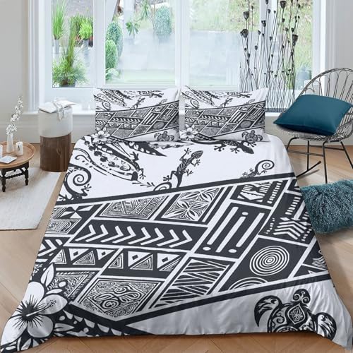 Chien Nageur Housse de Couette Imprimé 3D Parure de Lit 260x220cm - 4