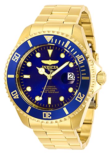 Invicta Men's Pro Diver 47mm Stainless Steel Automatic Watch, Gold (Model: 28949)