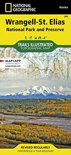 Wrangell-St. Elias National Park And Preserve Map (National Geographic Trails Illustrated Map, 249) #TOP15