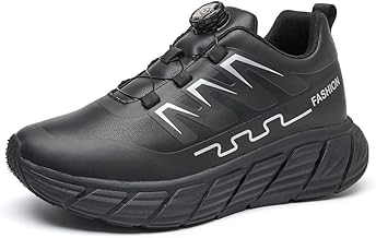 Men's Secret Shoes, 3.9 inches (10 cm) Height, Golf Shoes, Spikeless, Dial Type, Taller, Thick Sole, Inheel, Park Golf, Easy to Wear