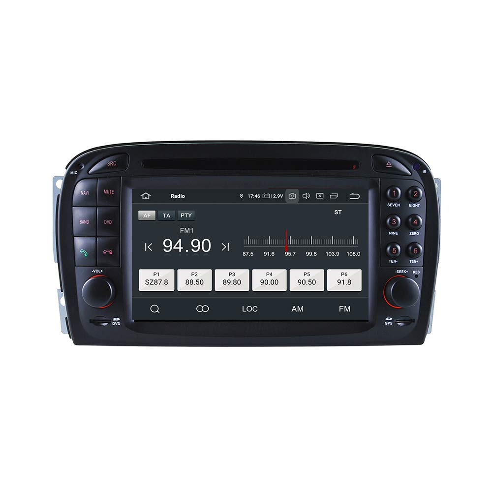 Kompatybilny z: Mercedes Benz SL R230 z systemem dźwiękowym Bose 7" ekran dotykowy Android radio samochodowe GPS Navigation CarPlay