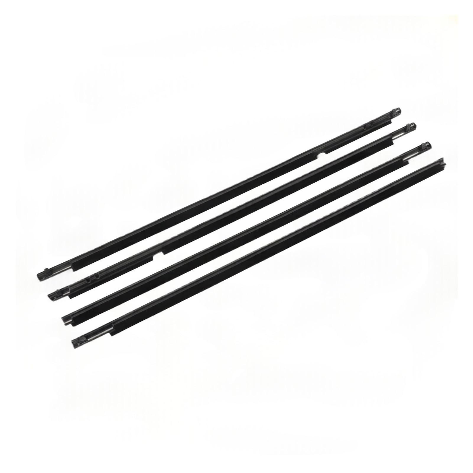 4pcs Weatherstrip Window Seal Car Window Moulding Trim Seal Compatible with Toyota Corolla 2009 to 2012 7571002210 7571012780 7573012300