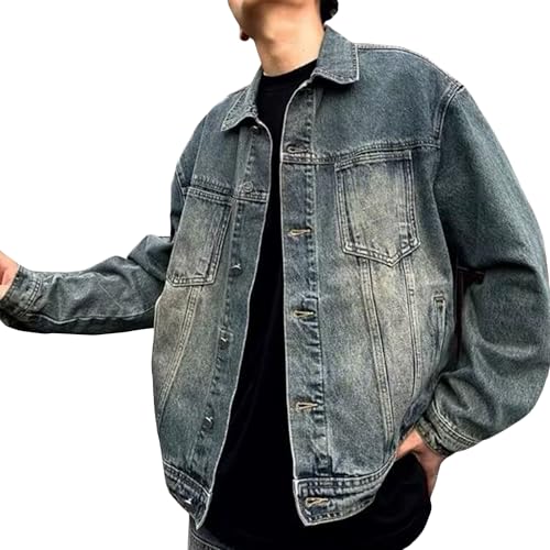 Chaqueta de mezclilla para hombre DGHM-JLMY azul XX-Large miniatura 1