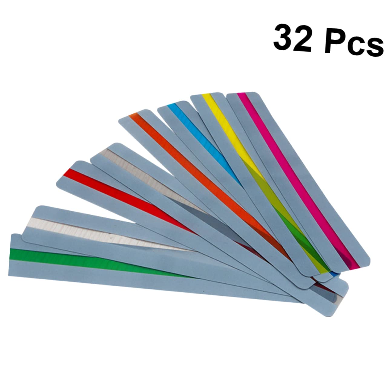 STOBOK 96stücke Transparente Pvc Lesezeichen Wasserdichte Und Kreative Bookmarks Für Dekoration Und -projekte Große Farben Für Und Notizbücher