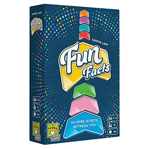 Fun Facts Party Game - Learn Surprising Facts About Friends and Family! Engaging Cooperative Game for Kids & Adults, Ages 8+, 4-8 Players, 30 Minute Playtime, Made by Repos Production Cover