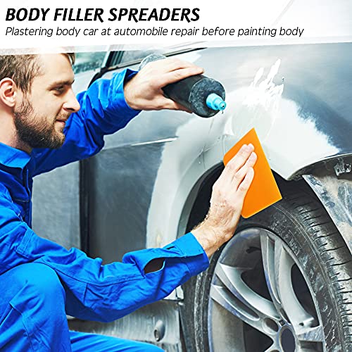 Frienda Body Filler Spreaders Automotive Body Fillers Plastic Auto Spreader Auto Body Spreader For Applying Fillers Putties Glazes Caulks And Paint (6, 3 Sizes) #TOP6