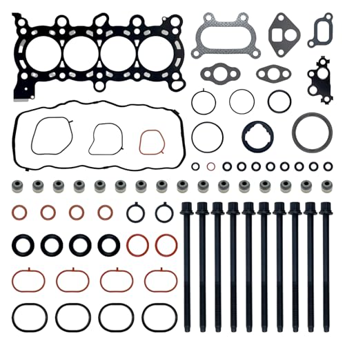Image of HS26397PT Head Gasket with Head Bolts Set for Honda Civic HR-V 1.8L 2006-2020, for Acura ILX 2.0L2013-2015, L4 R20A5 R18A1 R18Z1 R18A4 R18A9 R18Z9, 12251R60U01 HS54528