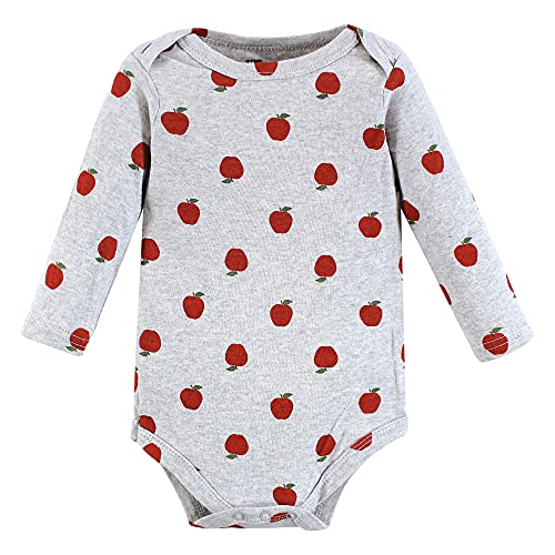 Image of Hudson Baby baby-boys Cotton Long-sleeve Bodysuits 5-pack