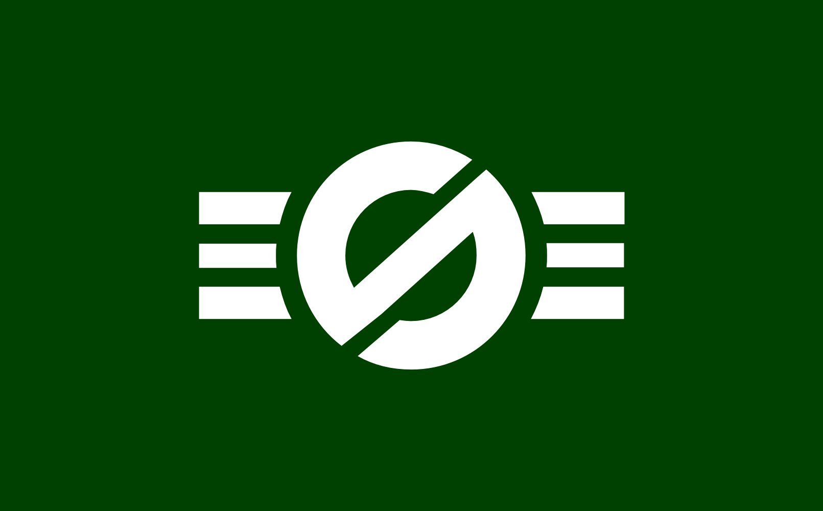 Drapeau Large Ikazaki Ehime 1969–2005 de style Isozaki Ehime pour décoration murale