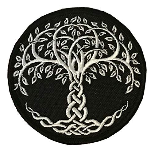 Smartbadge® Large Tree Of Life Sew On/Iron Embroidered Patch Badge (A)