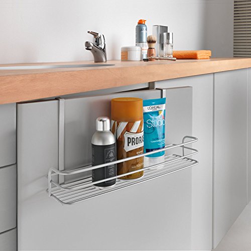 Metaltex Einhängekorb, Silber, Edelstahloptik, 34 x 12 x 17 cm