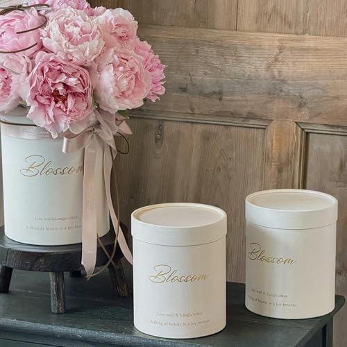 Pot de fleurs rond moderne nacré pour sublimer une table vide