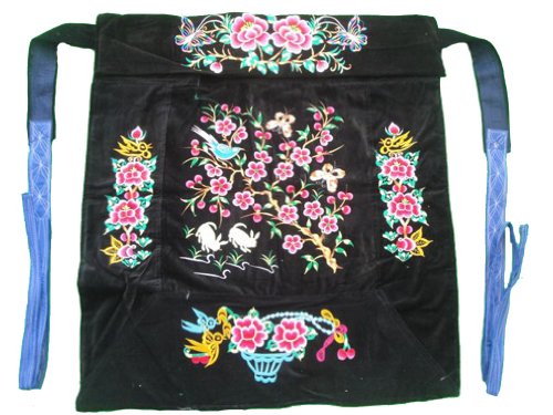 Flowery Mei Tai Baby Carrier 100% Handmade Art Front Back