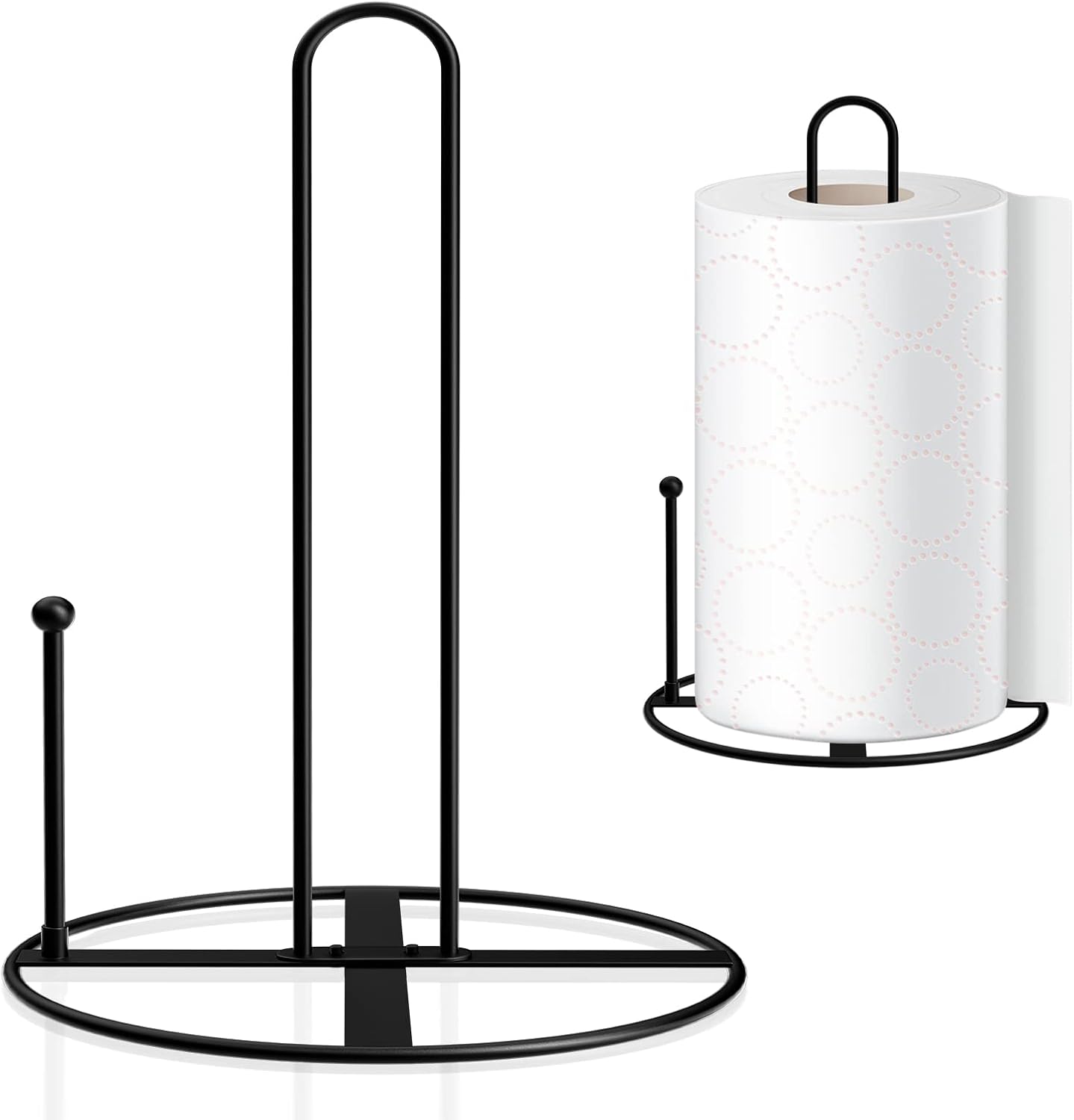 Amazon.com - Paper Towel Holder-Black Kitchen Roll Holder for Kitchen ...