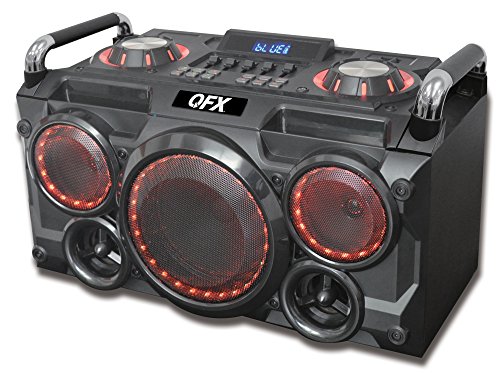 QFX PBX-265 Portable Party Pa System,Black