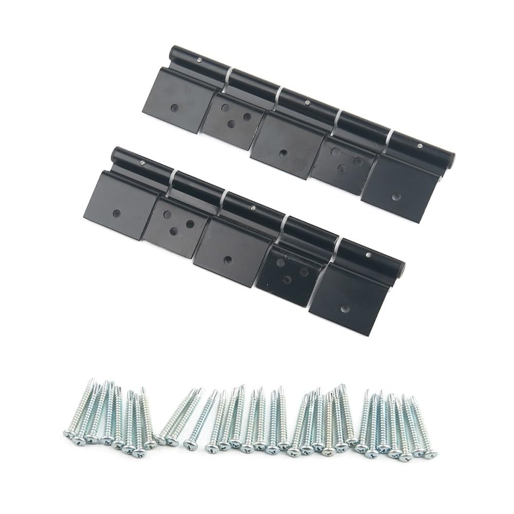 Charnières de porte pour camping-car en alu léger résistantes à la rouille lot de 10