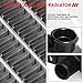 Auto Dynasty Radiator Compatible with 1995-2001 Suzuki Swift Chevy Geo Metro 1.0L 1.3L, DPI 1732 Factory Style 1-Row Cooling Radiator, Aluminum Core