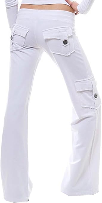 Wide Leg Pants Woman Yoga Pants with Pockets Loose Casual Lounge Sweatpants Leggings Dress Work Flare Yoga Pants