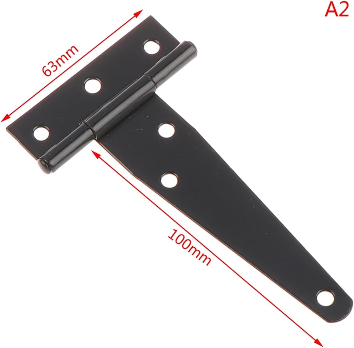Paint T Shape Triangle Hinge Cabinet Shed Wooden Door Gate Hinges Hardware 1Pcs(A2)
