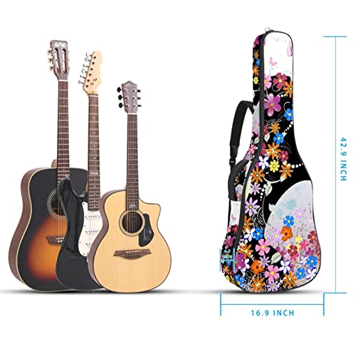 Housse de protection rembourrée pour guitare classique acoustique Motif rose rouge, Multicolore 09, 42.9×16.9×4.7 in… - Les Beatles, Paul McCartney, John Lennon, RIngo Starr, George Harrison Housse de protection rembourrée pour guitare classique acoustique Motif rose rouge, Multicolore 09, 42.9x16.9x4.7 in… – Image 6