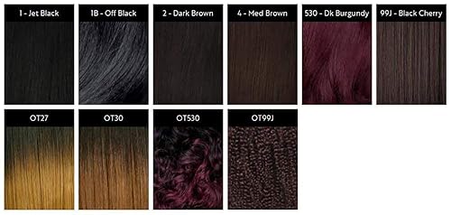 Miniatura 2 de Flequillo lateral suelto profundo (4 marrón mediano) - Freetress Equal cordón sintético Bang & Cola de caballo