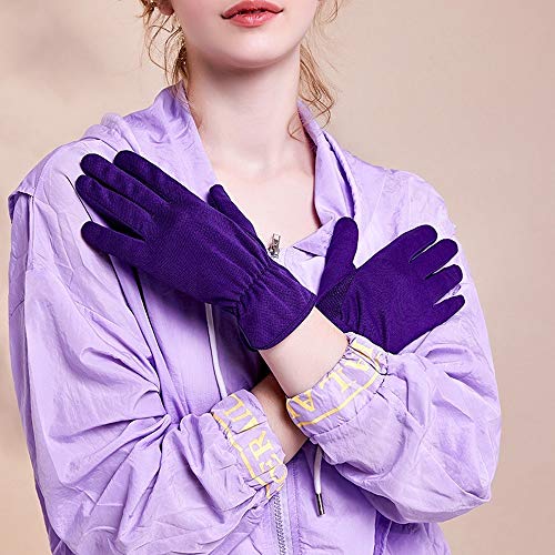 LDDENDP Sommer-Mädchen atmungsaktiv rutschfeste Handschuhe Vollfinger Touch Screen Reitlichtschutzhandschuhe UPF50 + Sonnenschutz dünne Breathable Zeigefinger Touchscreen Sunscreen Fäustling Cover