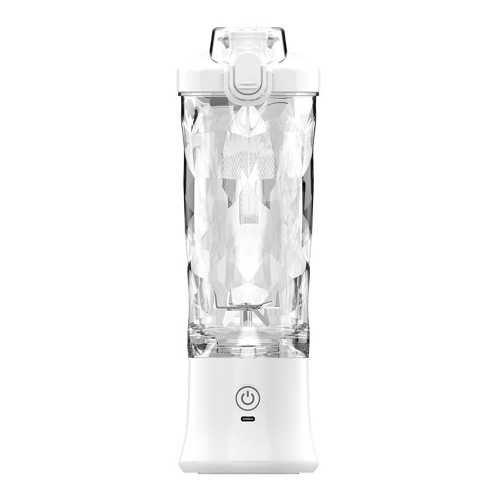 Tsophreniq USB Rechargeable Portable Blenders Travel Juicer 600ml Capacity Juicing Cup for Smoothie and Fitness Enthusiasts Gym Blenders