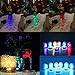 Submersible LED Lights, 12 PCS RGB Waterproof Color Changing Tea Light with Remote control and Timer, Battery Operated Mini Lights for Vase, Pool, Pond, Fish Tank,Parties,Wedding,Halloween,Christmas