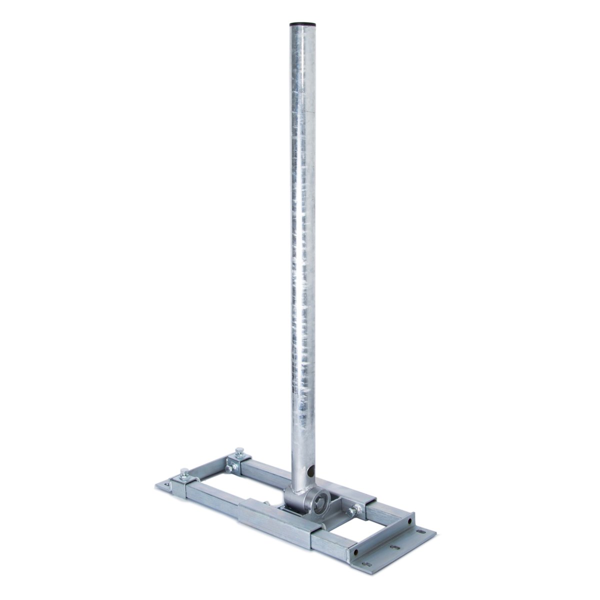 PREMIUMX Deluxe x90–48 dur-line 90 cm mât Support pour antenne satellite Support SAT toit pour surface galvanisée à chaud de Chevron avec passe-câble