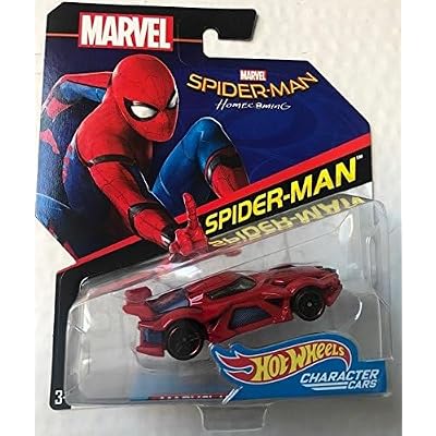 Hot Wheels Marvel Character Car Spider-Man Homecoming Spider-Man
