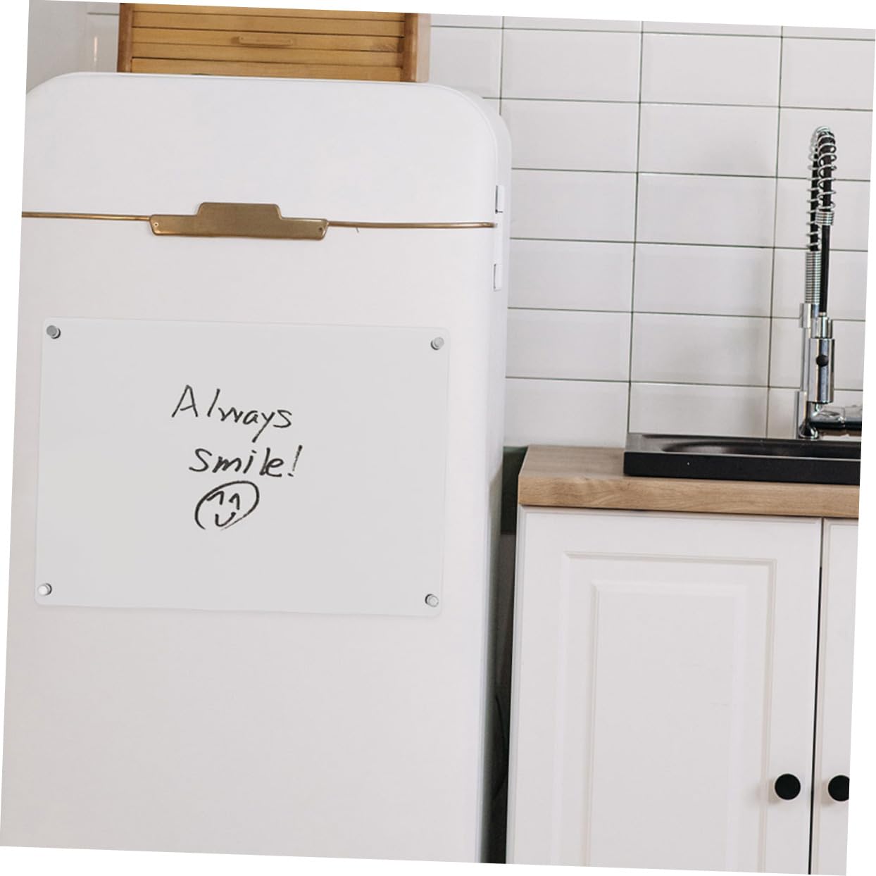 Transparente Magnetische Acryl Kühlschrank Notiztafel, Wiederbeschreibbar