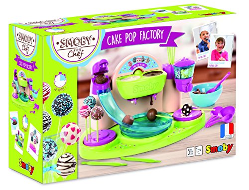 51QGIOqa1jL Smoby Chef - Cake Pops Factory - Fabrique à Cake Pop + Livre de Recettes - Atelier de Cuisine Enfant - Nombreux Accessoires - Dès 5 Ans - 312103