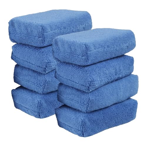 Chemical-Guys-Premium-Microfiber-Applicator-Pads-Soft-Foam-Core-8-Pack Chemical Guys, Premium Microfiber Applicator Pads, Soft Foam Core, 8 Pack - Image 1