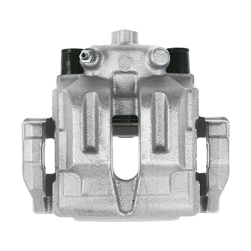Image of Detroit Axle - Rear Right Brake Caliper for BMW 323i 325i 325Xi 328i xDrive 328xi X1, Passenger Side Disc Brake Caliper w /Bracket Replacement
