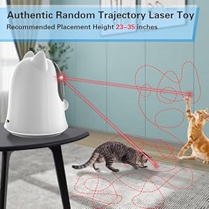 Cat laser toys for indoor cats random trajectory laser cat toy interactive cat toys for bored indoor adult catskittensdogs   cucciolini doodles
