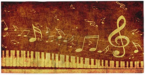 Telo Mare Microfibra Tema Musicale 160x80 cm