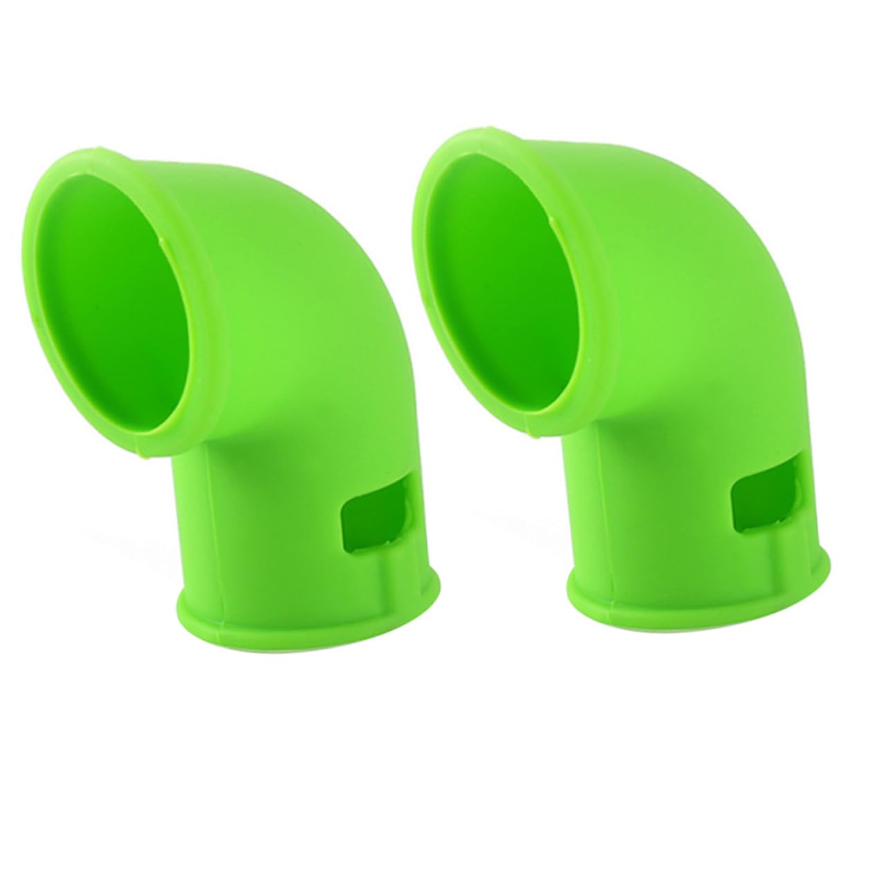 BESTonZON2pcs Vapor Guide Tube Rubber Steam Release Diverter Silicone Steam Diverter Steam Release Tube Replacement Valve Pressure Cooker Accessories to Rotate Savior Part Silica Gel