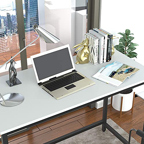 Weehom Pc Laptop Notebook Study Writing Table For Home Office Workstation Simple Multifunctional Desk,White 39 Inch #TOP5