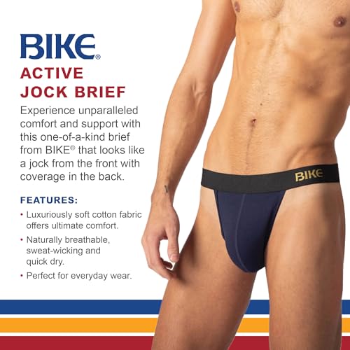 Athletic Active Jock Brief | Soft Stretch Cotton for Breathable Comfort | Open-Back Design with Secure Fit4