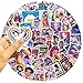 60pcs Kpop Demon Movie Hunters Stickers for kdis,Waterproof Vinyl Kpop Demon Movie Hunters Decal for Teen Girl Adult Laptop Water Bottle, Skateboard Phone Guitar Travel Case Bike Notebook Helmet