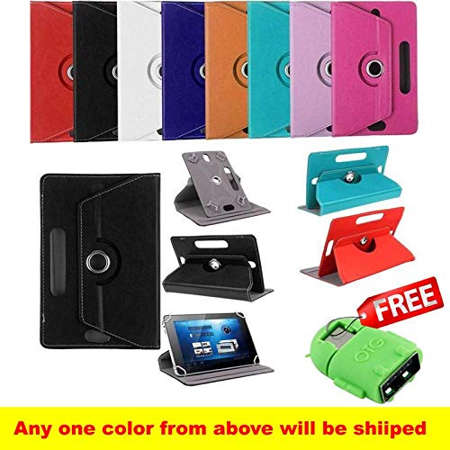 SMM 360 Rotate with Stand Universal 7'' Tablet Flip Cover Compatible