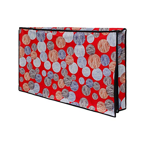 Image of DREAM CARE Double Use - Transparent & Printed Flap - 24 Inches LED TV Cover, Waterproof LED TV Cover for (LG, Samsung, Vu, Mi, Realme, TCL, Croma), SA70