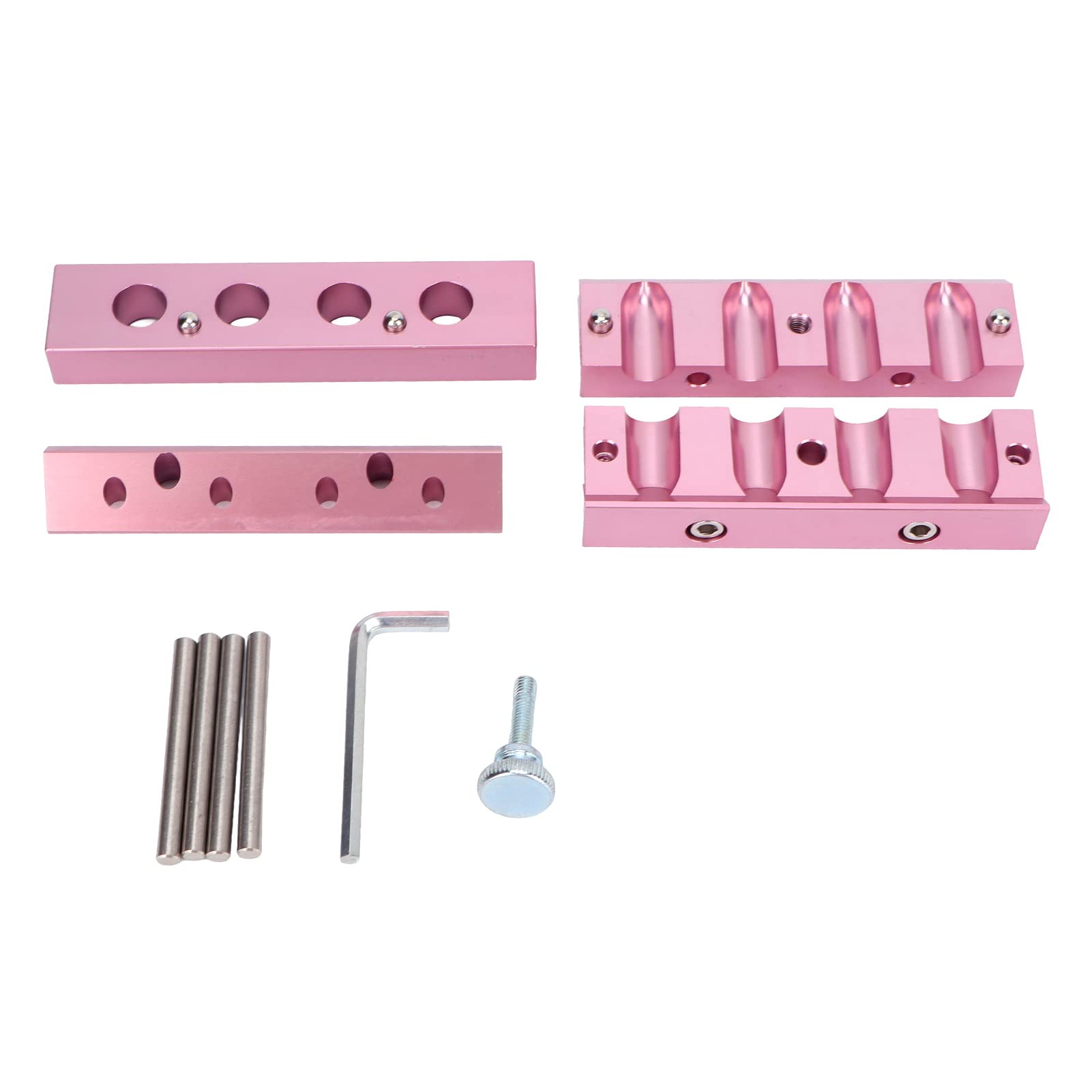 Stampo per rossetto fai te per trucco fatto in casa, materiale in alluminio con rilascio rapido, strumento cosmetico multiuso per la creazione di colori personalizzati,