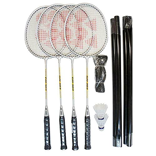 Yonex 4 Player Badminton Set, Black/Ali, One Size, K-Rey-Yxr150 #TOP1