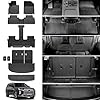 HOUCLEMIC Floor Mats for 2020-2025 Hyundai Palisade 7/8 Passenger, Trunk Mat with Seat Back Cover and Lower Cargo Mat All Weather Interior Protector for 2025 Hyundai Palisade Accessories