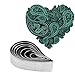 Plain Paisley Pattern Cutter Set Fondant Molds for Gum paste Sugarcraft Cake Decorating Stainless Steel,7pcs