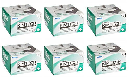 Kimberly-Clark Professional dacx Kimtech Science KimWipes Delicate Task Wipers, 4.4 x 8.4 in. 1-ply, 6 Box of 280
