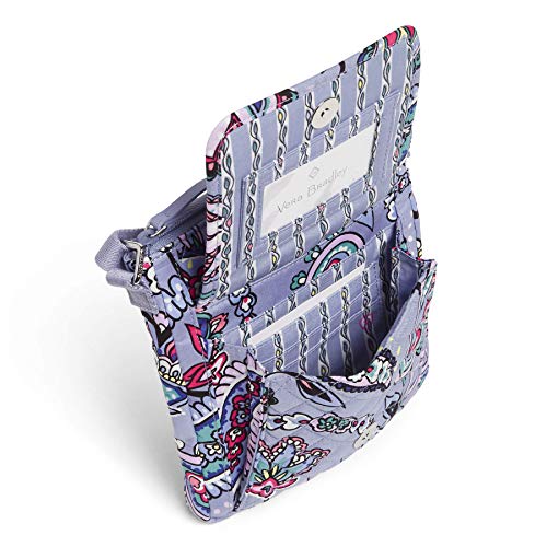 Image of Vera Bradley Women's Cotton Mini Hipster Crossbody Purse With RFID Protection, Makani Paisley, One Size